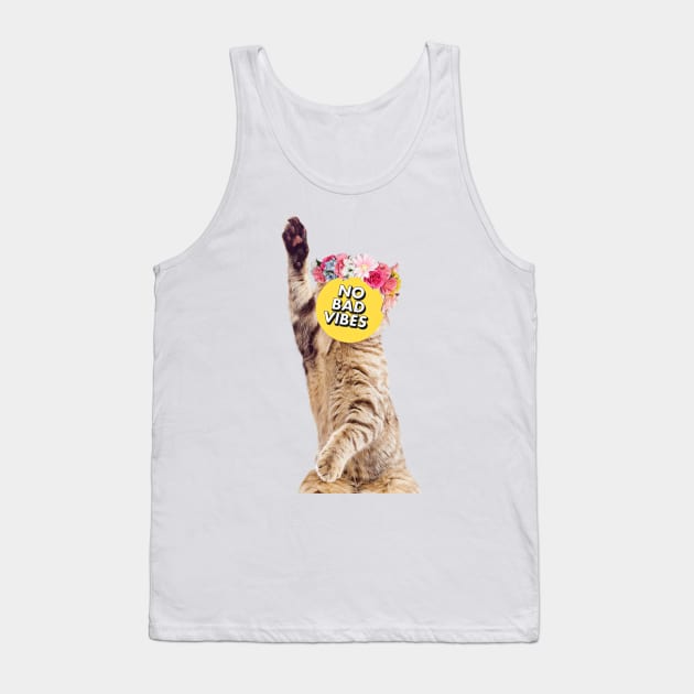 No Bad Vibes Tank Top by reesea